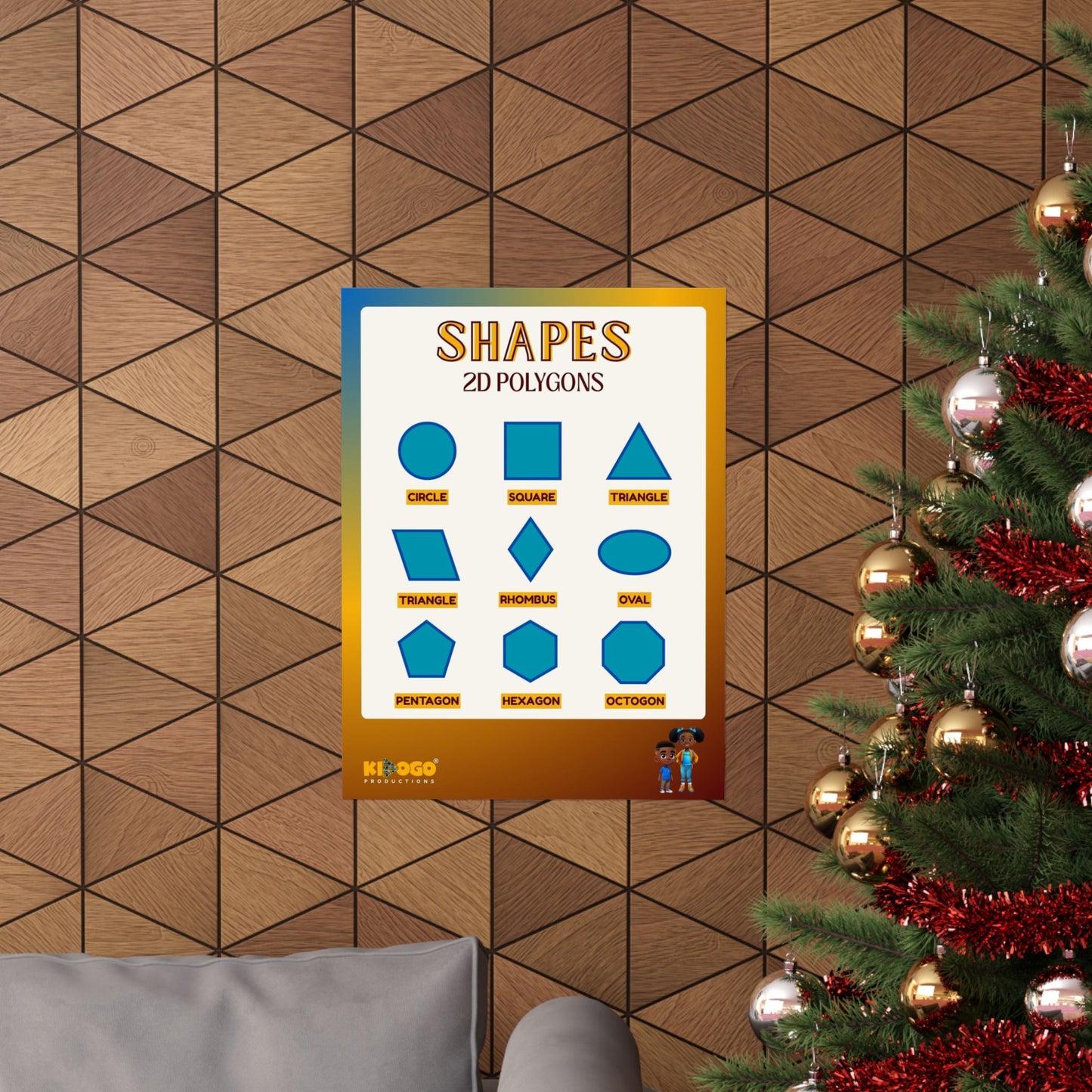 2D Shapes Poster