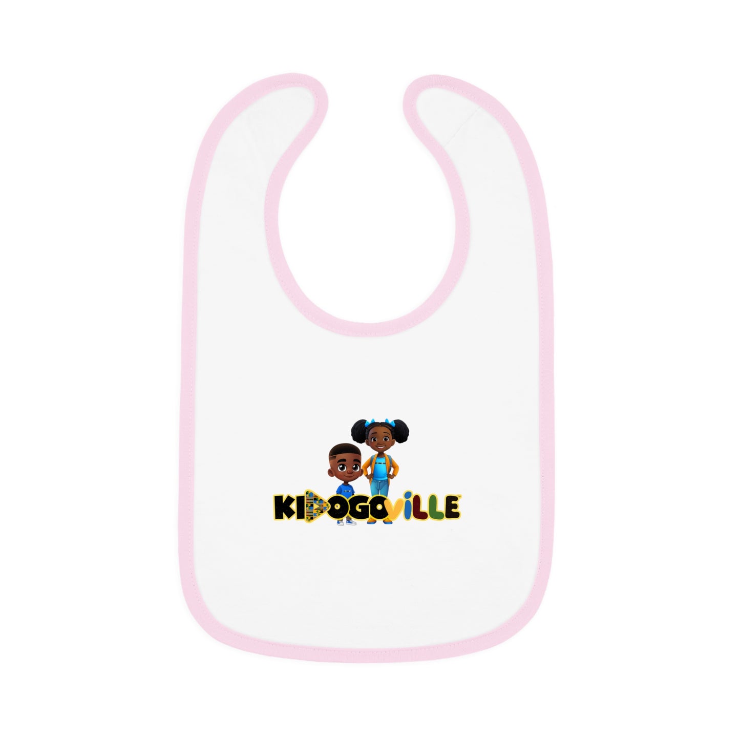 Baby Contrast Trim Jersey Bib