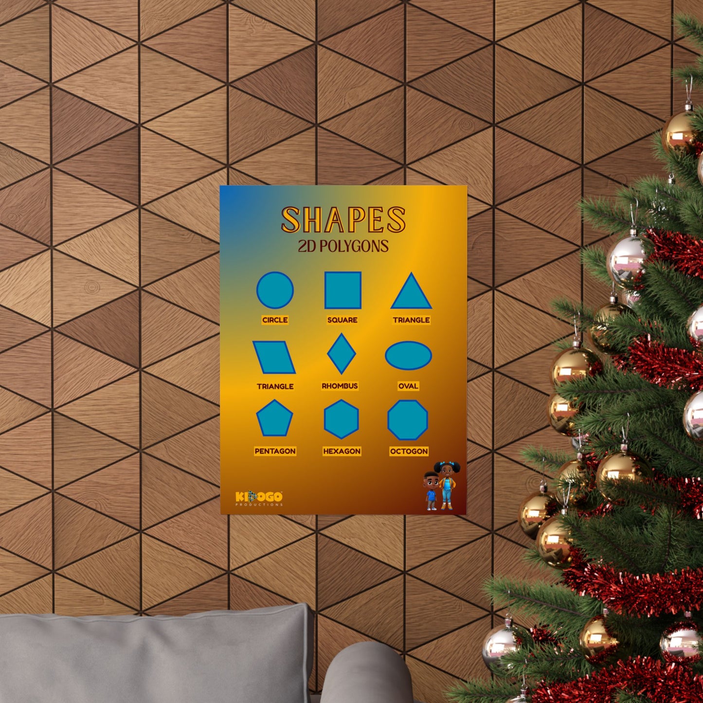 2D Shapes Poster