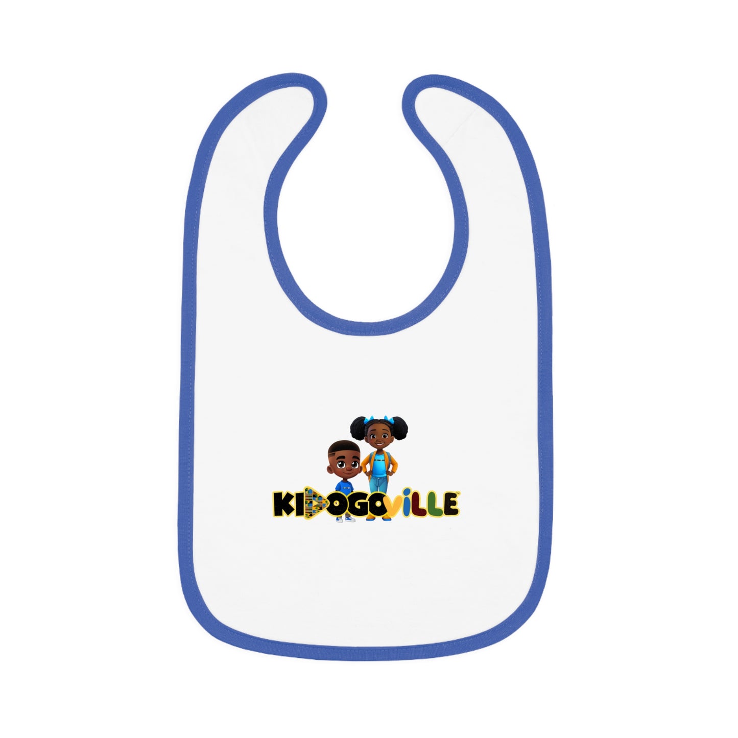 Baby Contrast Trim Jersey Bib