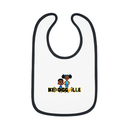Baby Contrast Trim Jersey Bib