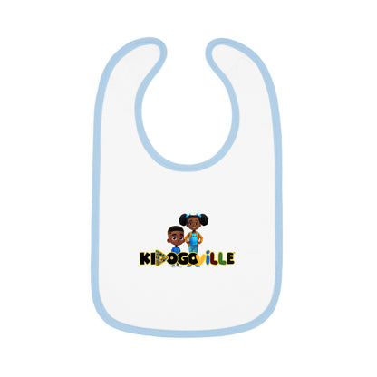 Baby Contrast Trim Jersey Bib