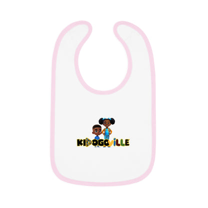 Baby Contrast Trim Jersey Bib