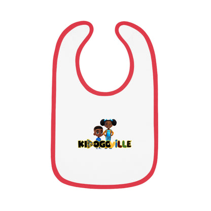 Baby Contrast Trim Jersey Bib