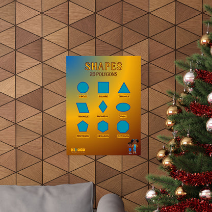 2D Shapes Poster